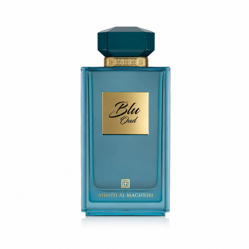 Ahmed Al Maghribi Blu Oud Eau de Parfum 100ml Flakon mit Verpackung