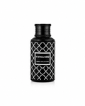 Maison Asrar Vanguard Eau de Parfum 100 ml im eleganten schwarzen Flakon mit weißem Ornamentmuster auf weißem Hintergrund