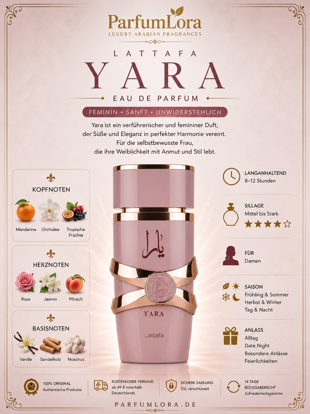 Lattafa – Yara Elixir Eau de Parfum 100 ml
