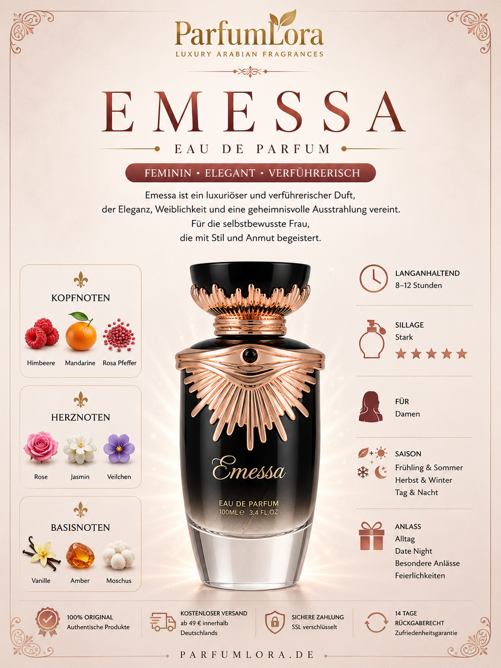 Gulf Orchid EMESSA Eau de Parfum 100ml