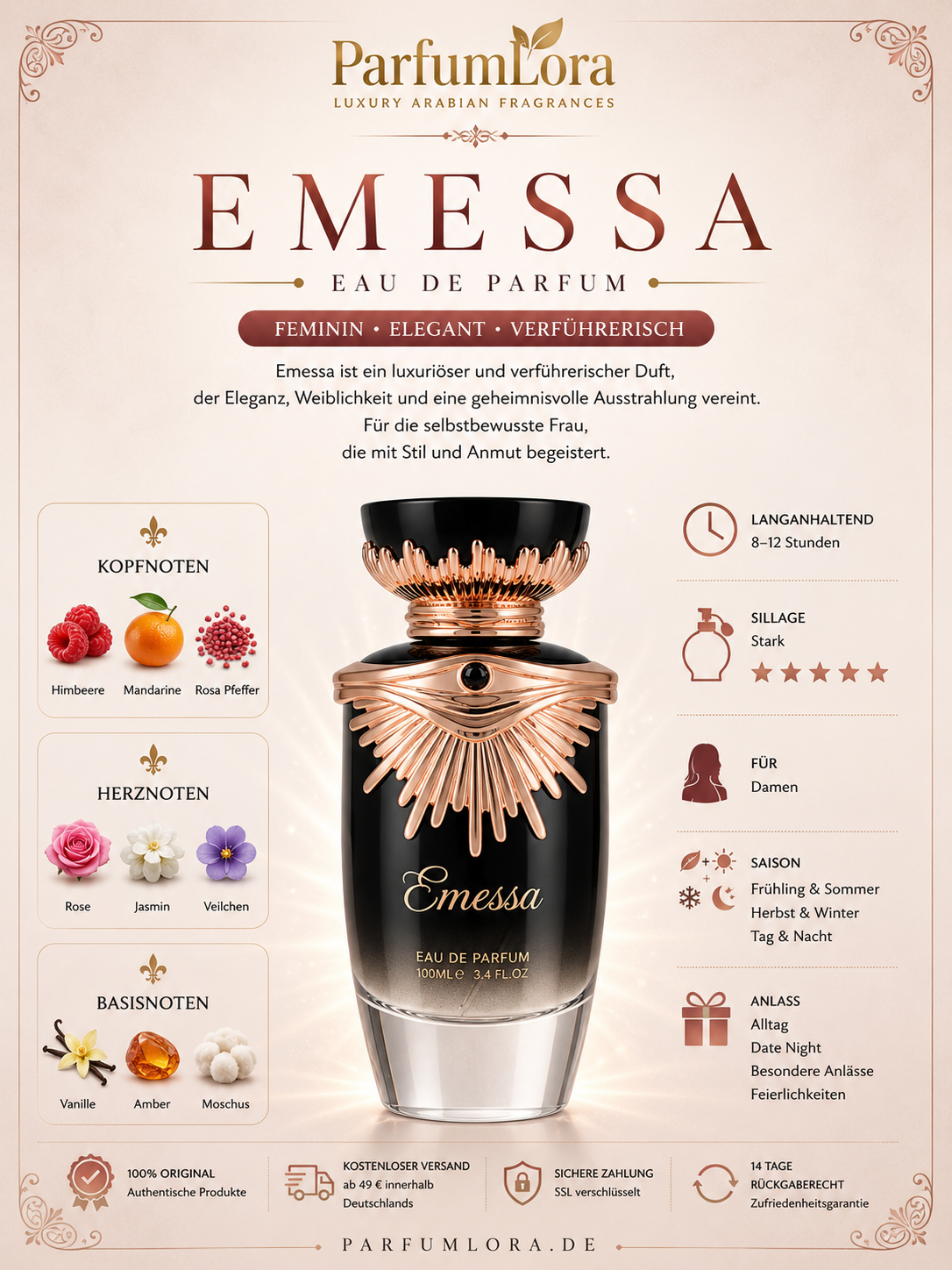 Gulf Orchid EMESSA Eau de Parfum 100ml