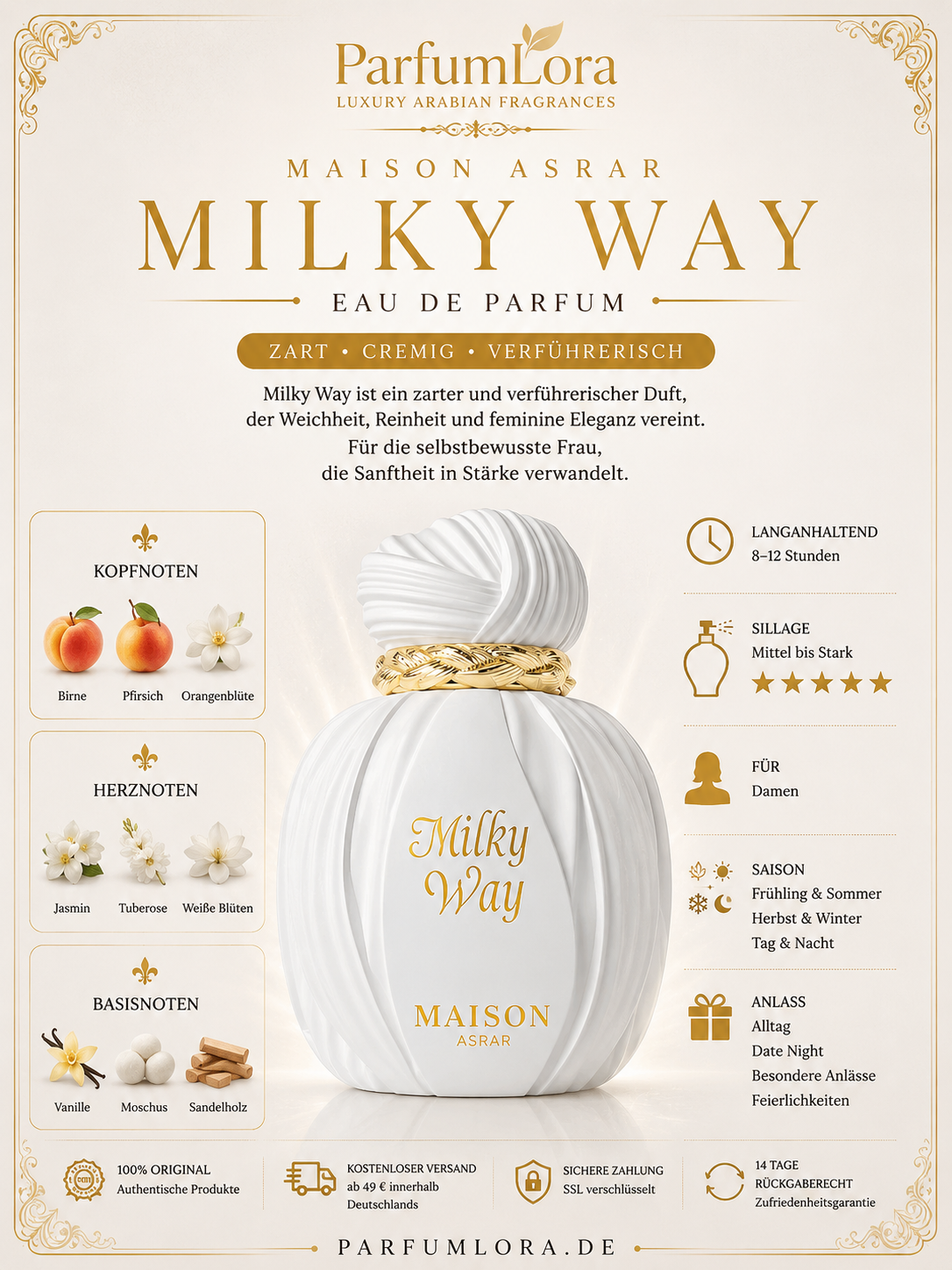 Maison Asrar Milky Way 100ml