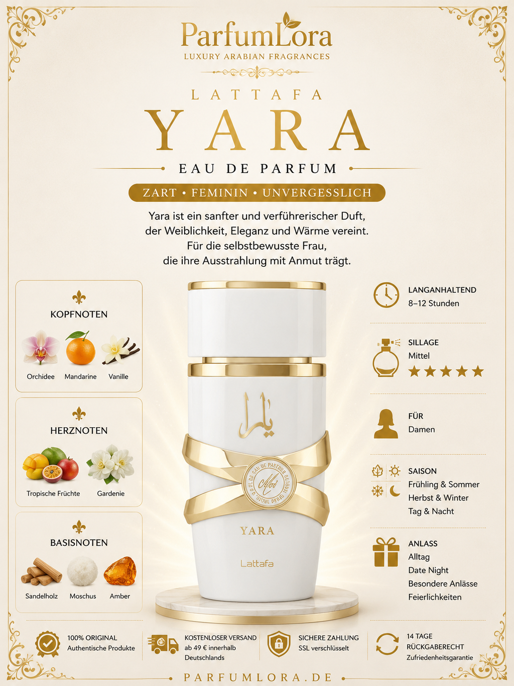 Lattafa – Yara Moi Eau de Parfum 100 ml