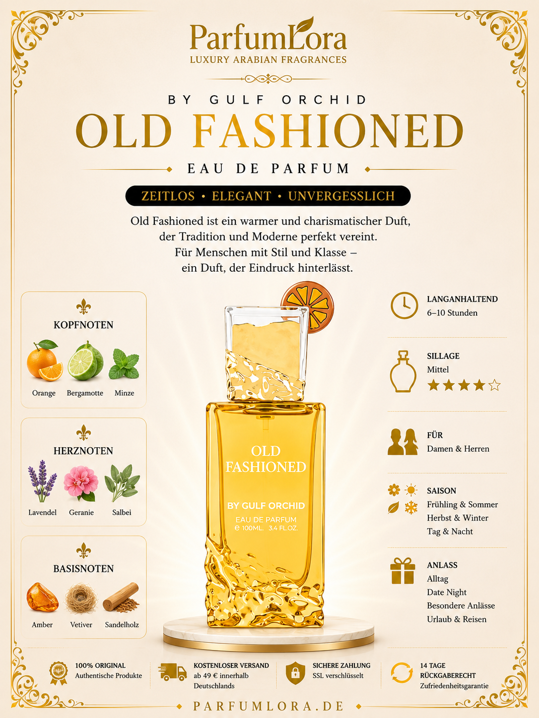 Gulf Orchid Old Fashioned 100ml