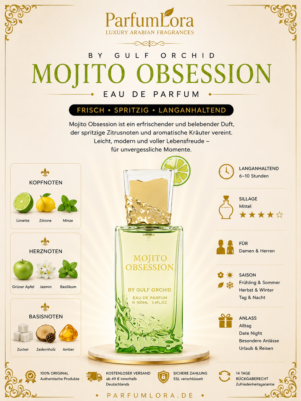 Gulf Orchid Mojito Obsession 100ml