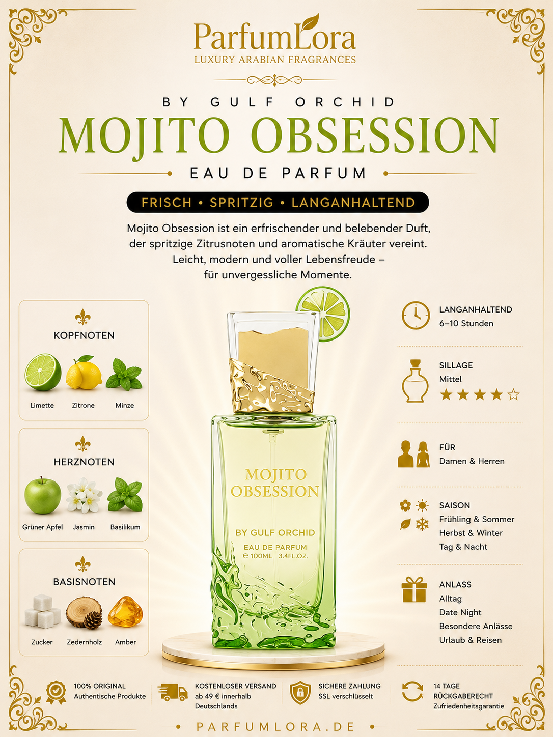 Gulf Orchid Mojito Obsession 100ml