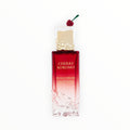 Rimaal Gulf Orchid Cherry Kokomo Eau de Parfum 100ml in einem roten Glasflakon mit goldenem Verschluss und Kirsch-Deko