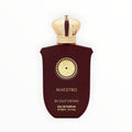 Rimaal Gulf Orchid Maestro Eau de Parfum in einem eleganten dunkelroten Flakon mit goldenem Kronenverschluss
