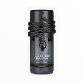 Rimaal Musamam Black Intense Eau de Parfum 100ml Flakon mit schwarzem Schlangendesign und holzig-würzigen Noten